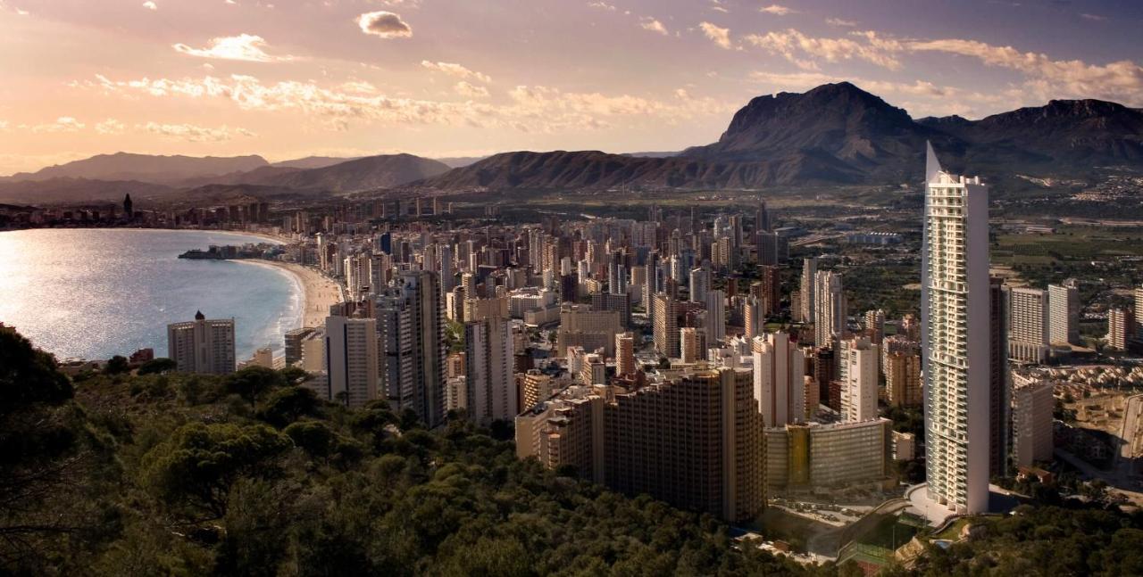 Skyline 9 Apartamento De 2 Dormitorios Soleado Con Terraza Privada Benidorm Exterior foto